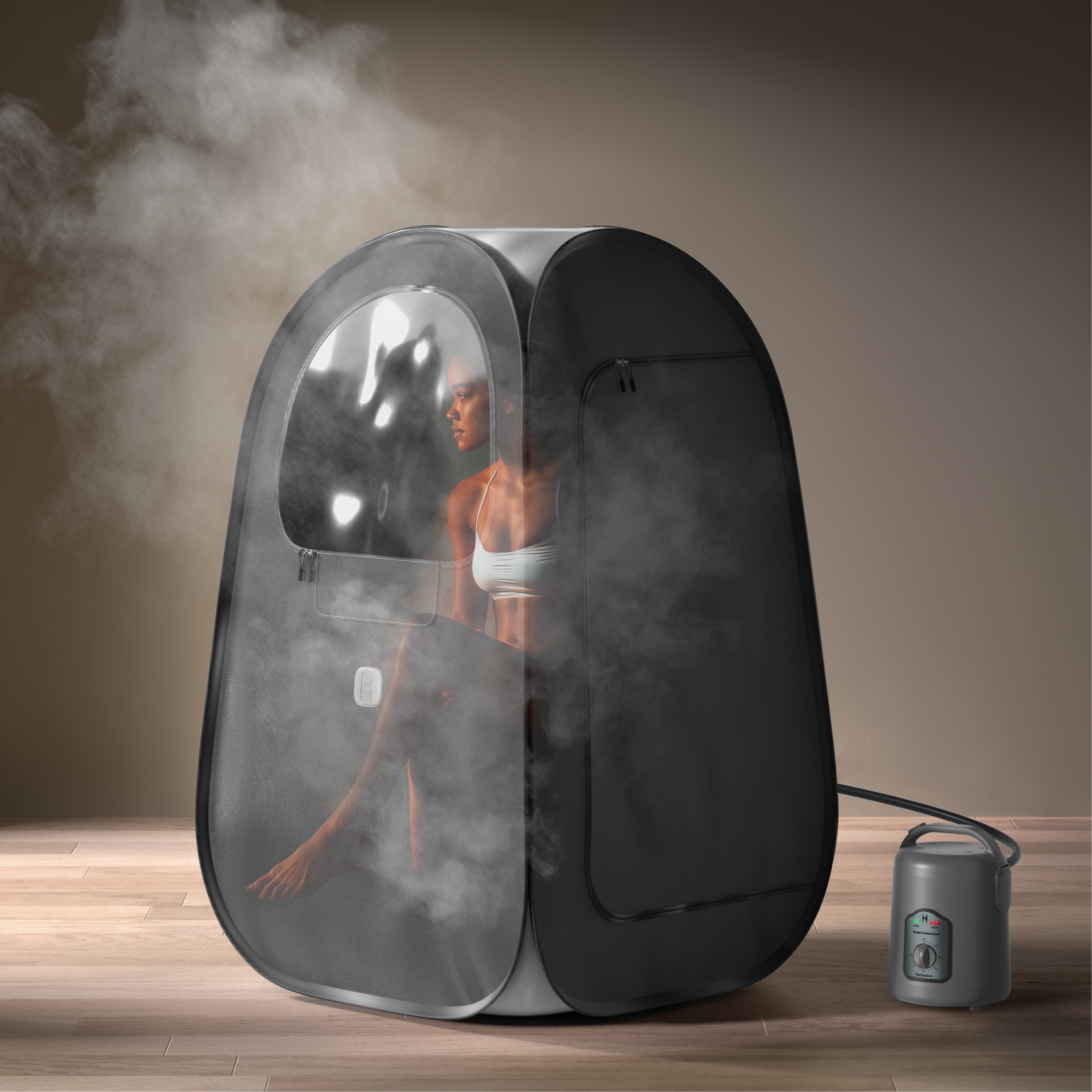 Homedics Portable Steam Sauna - Overstock - 43640337